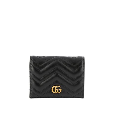 portafoglio gucci donna nero|Pelletteria di Lusso da Donna .